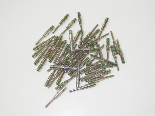 # 16 vernickelte deutsche Pins KLEMMEN 0460-215-16141 Stecker 14-16-18 GA - Bild 4 von 5