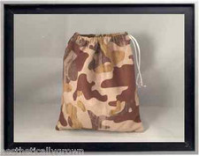 Gymnastics Leotard Grip Bags / Brown Camouflage Gymnast Birthday Goody Bag