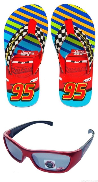 lightning mcqueen flip flops