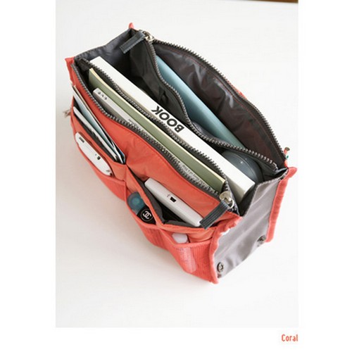 Bag Insert Organiser Handbag Women Travel Makeup Purse Wallet Pouch Organiser - Picture 7 of 21