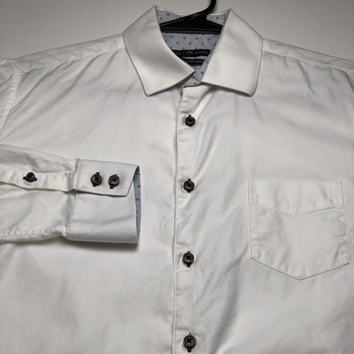 Mens Long Sleeves Button Up Dress Shirt 