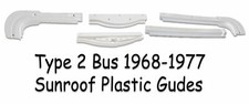 Vw Type 2 Baywindow Bus 1968-1977 Metal Crank Sunroof Plastic Guide Set Vw Type 2 Baywindow Bus 1968-1977 Metal Crank Sunroof Plastic Guide Set