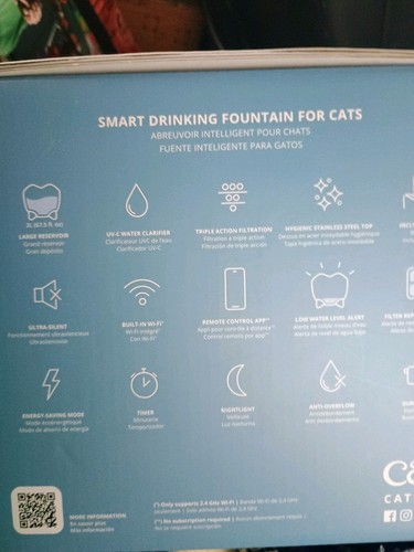 Catit PIXI Water Fountain - White 43751 - Picture 5 of 5
