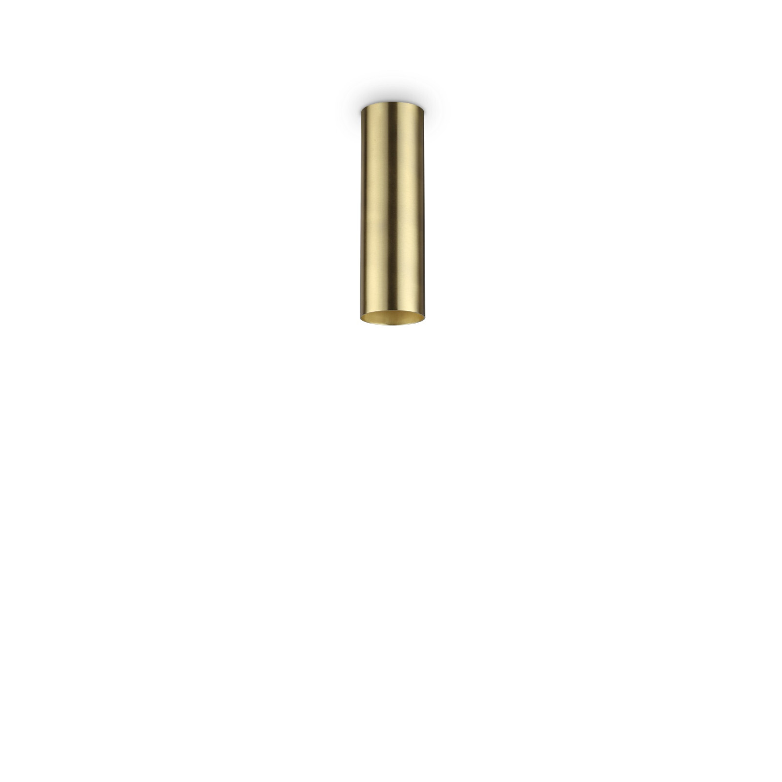 Plafoniera a cilindro moderno design ottone satinato DL1869 - 1