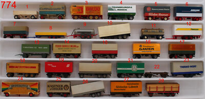 MAN F8 Jumbo-Tandem Rimorchio Riwa-Transporte 1:87 Herpa MAN F8 Jumbo-Tandem Rimorchio Riwa-Transporte 1:87 Herpa