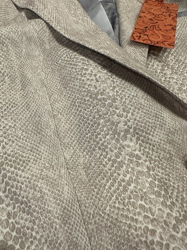 NEW Tallia Orange Mens Slim-Fit Reptile Snake Skin Sport Coat Size Medium NWT - Picture 2 of 4