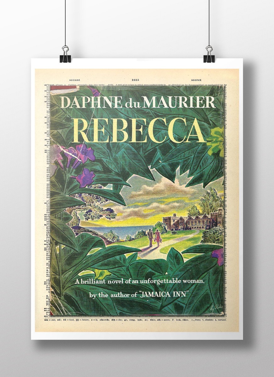 Daphne Du Maurier, Rebecca 1st Edition Dictionary Print