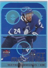 2021/22 FLEER ULTRA..WAYNE SIMMONDS..SLOT MACHINES..CARD # SM-29..MAPLE LEAFS