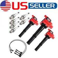 3x Ignition Coil & Wires & Spark Plug Kit for 1995-1998 Toyota T100 3.4L V6