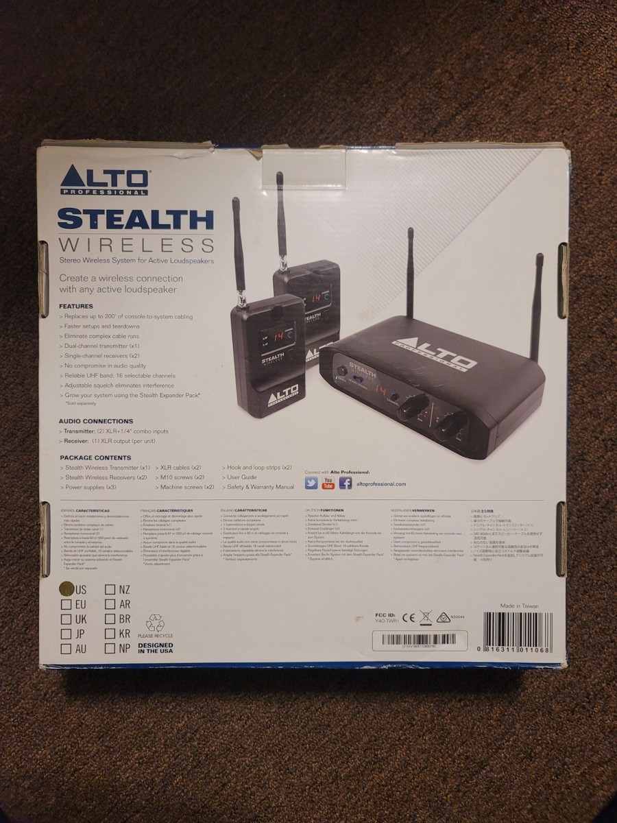 Alto Professional Stealth Wireless System for Active Loudspeakers