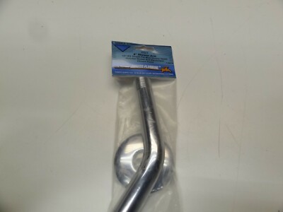 6'' shower arm 1/2'' IPS thread fits most shower heads