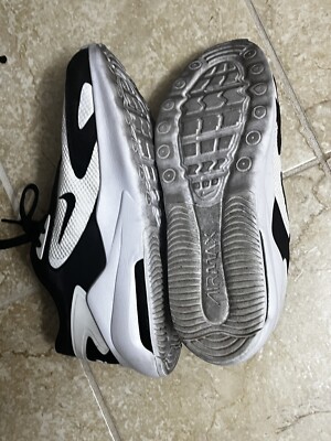 Nike Air Max Bolt Running Womens Size 11 White Black CU4152-101 | eBay