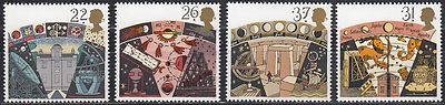 Great Britain No. 1296-1299** Astronomical facilities