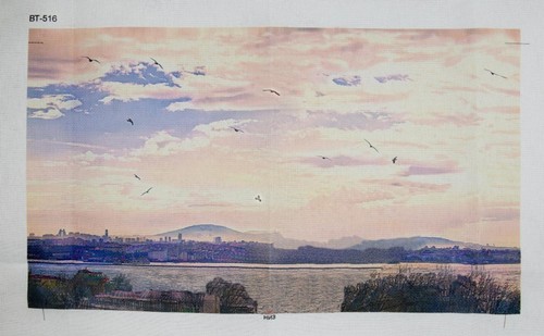Embellished cross stitch kit "The Sultan Ahmed Mosque" - Picture 2 of 2