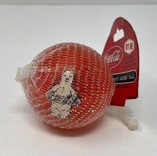 Coca Cola mini Bouncing Ball Light-up Sound Polar Bear Red NOS ( READ)
