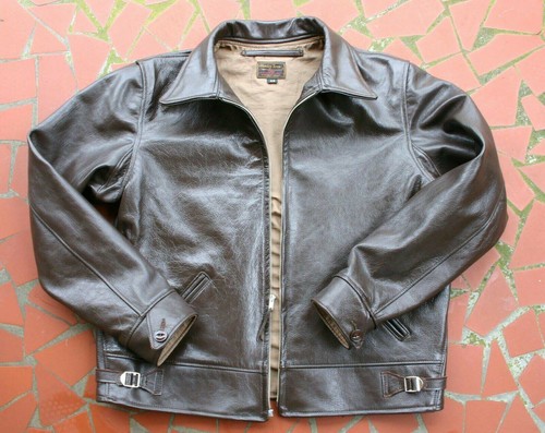 SHEELEY BROS."THE EDGEWATER" PIEL DE CABALLO CON CREMALLERA CON OJAL CREMALLERA CHAQUETA DISEÑO CONSTRUCCIÓN - Imagen 7 de 24