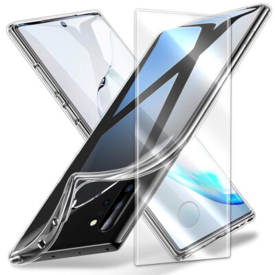 Bubble-Free Screen Protector Film Crystal Case f Samsung Galaxy Note 10 SM-N970U