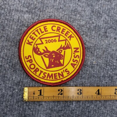 Kettle Creek Sportsmens Association 2006 Patch Deer Elk Buck Hunting I9