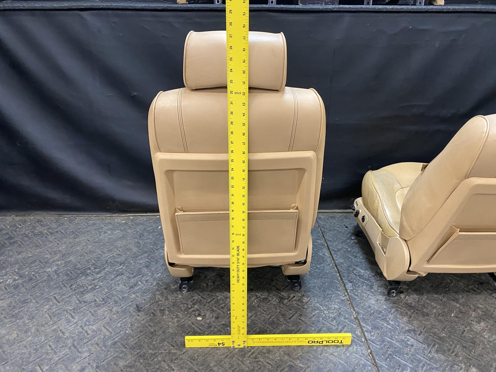 2006 MASERATI QUATTROPORT POWER FRONT & REAR BROWN CUOIO LEATHER SEATS ICU