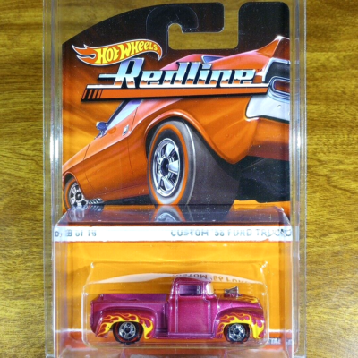Hot Wheels Heritage Redline Custom '56 Ford Truck Plum Malaysia 8