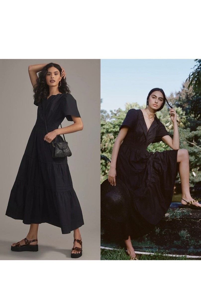 anthropologie somerset dress black New Maxi Our iconic Somerset Dress
