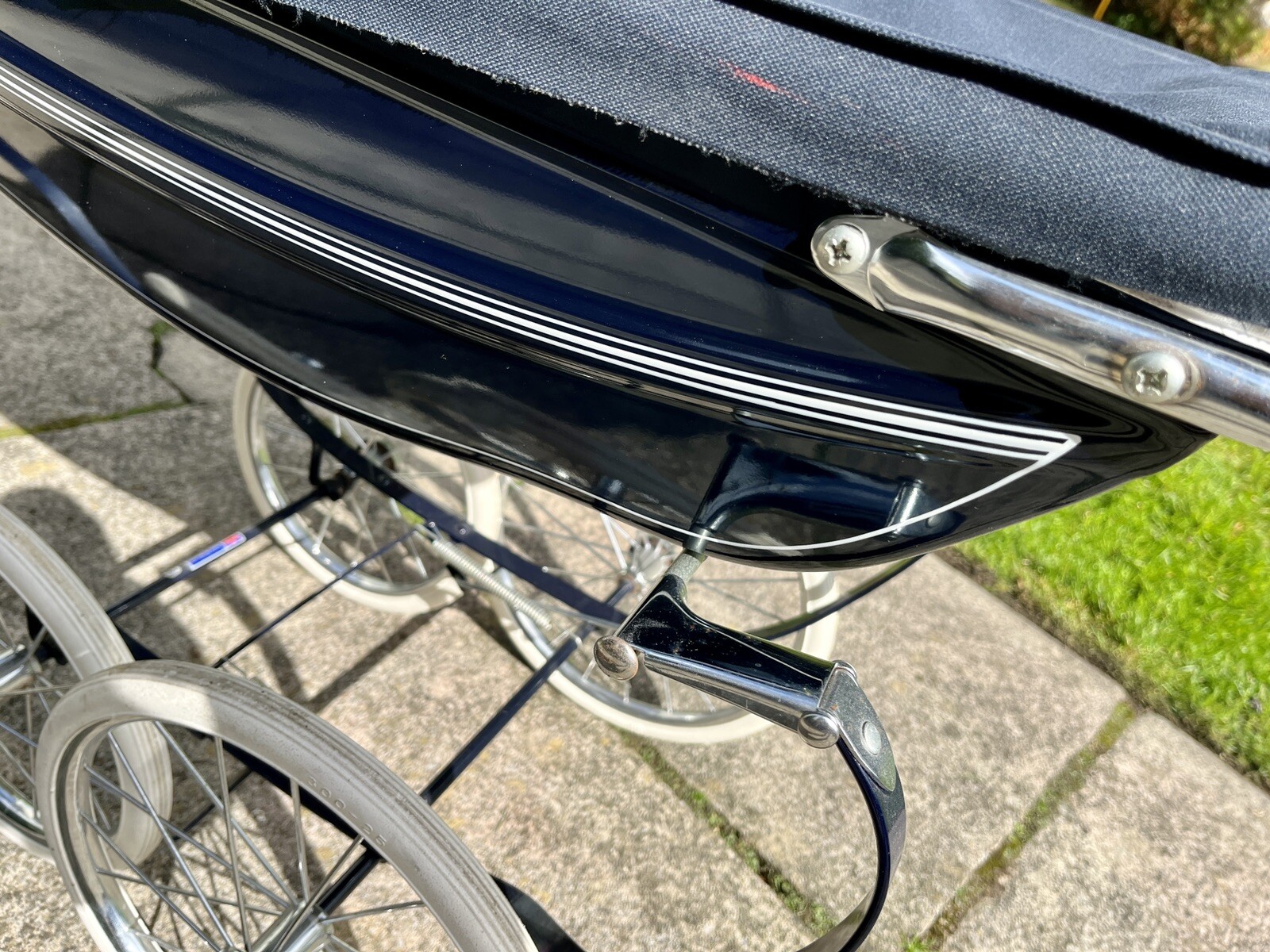 Rare Silver Cross Vintage Dolls Pram eBay