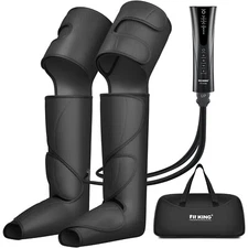 FIT KING Foot & Leg Massager for Circulation and Relaxation Hand-held Controller