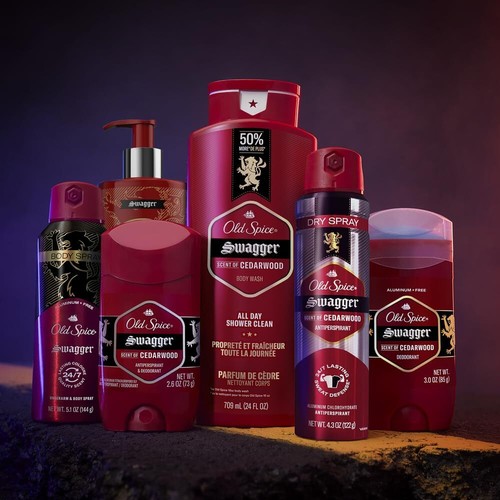 Old Spice Red Zone Swagger Scent Body Wash for Men, 30 Ounce (Pack of 4) - Picture 5 of 6