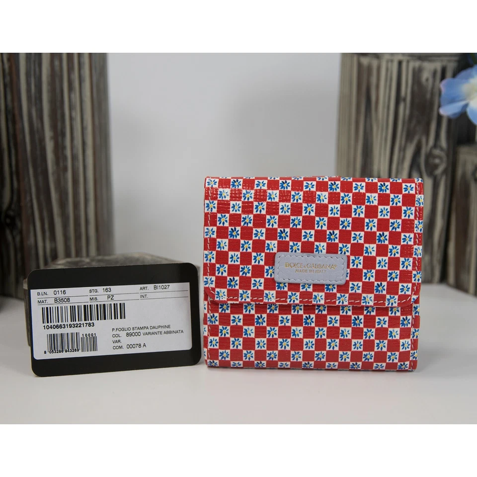 Dolce & Gabbana Varienate Abbinata Portofoglio большой кожаный бумажник новый с Ярлыками