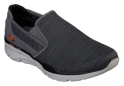 SKETCHERS Herren Relaxed Fit Design MemoryF EQIII Slipper Walking Sneaker - UK 6-13