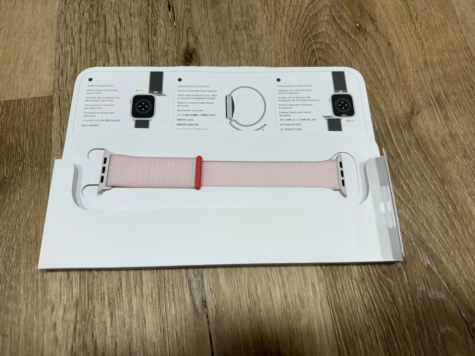 Lazo deportivo rosa claro Apple para TODOS los Apple Watch Series 38 40 41 mm ULTRA / NUEVO Foto 3 de 3