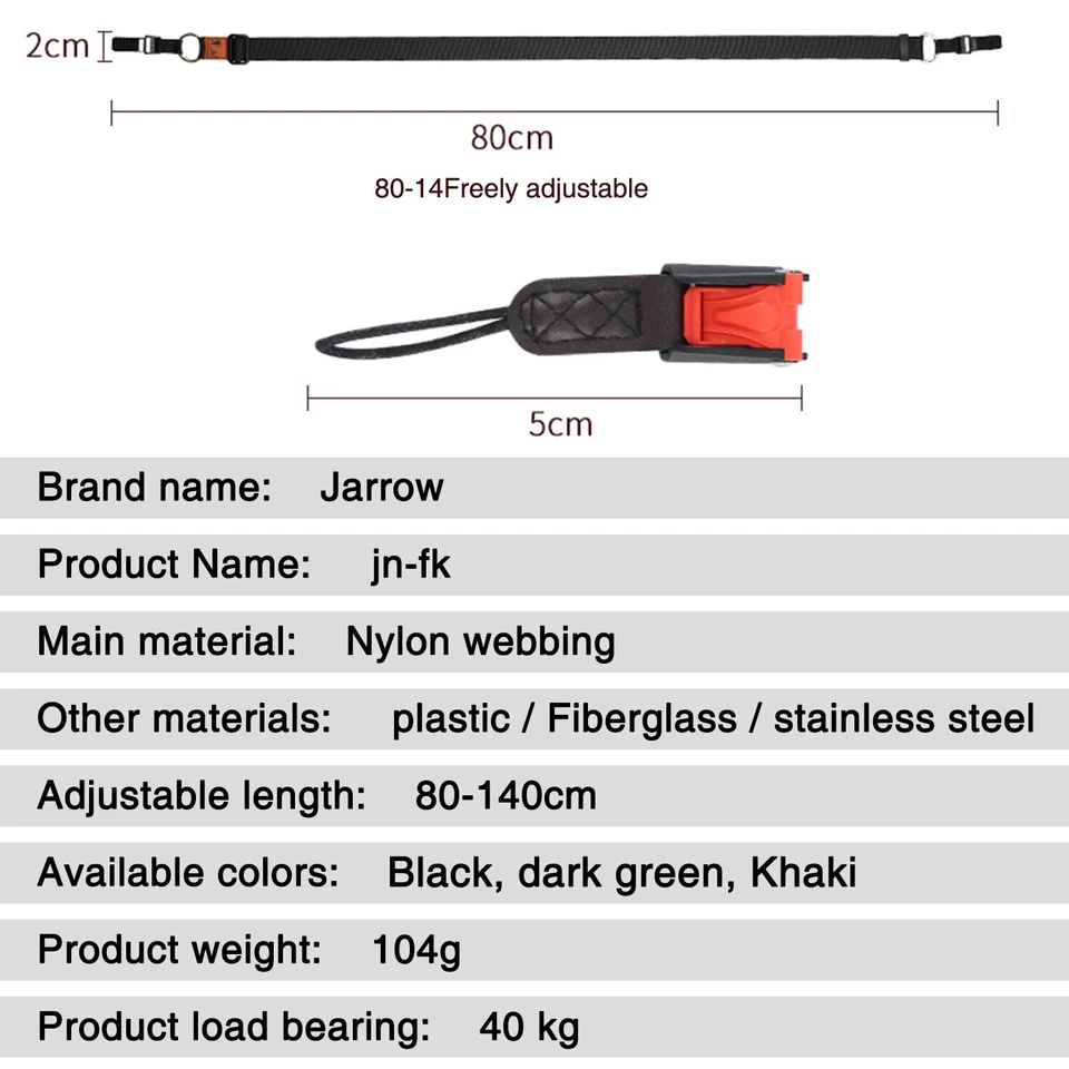 Correa de liberación rápida ajuste correa de cámara hombro cuello correa cinturón Foto 3 de 4
