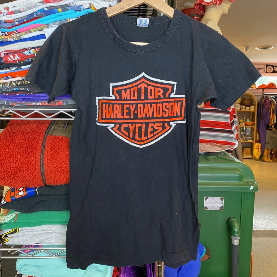 1980s Harley Davidson T-shirt Vintage Champion Motorcycle Biker Tee Wisconsin Foto 2 de 4
