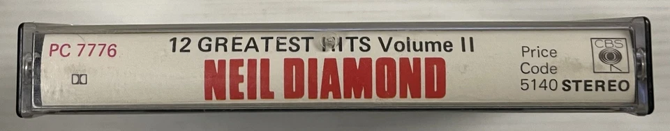 Neil Diamond 12 Greatest Hits Volume II Cassette Tape PC 7776 CBS Records 1982 - Image 3 of 4