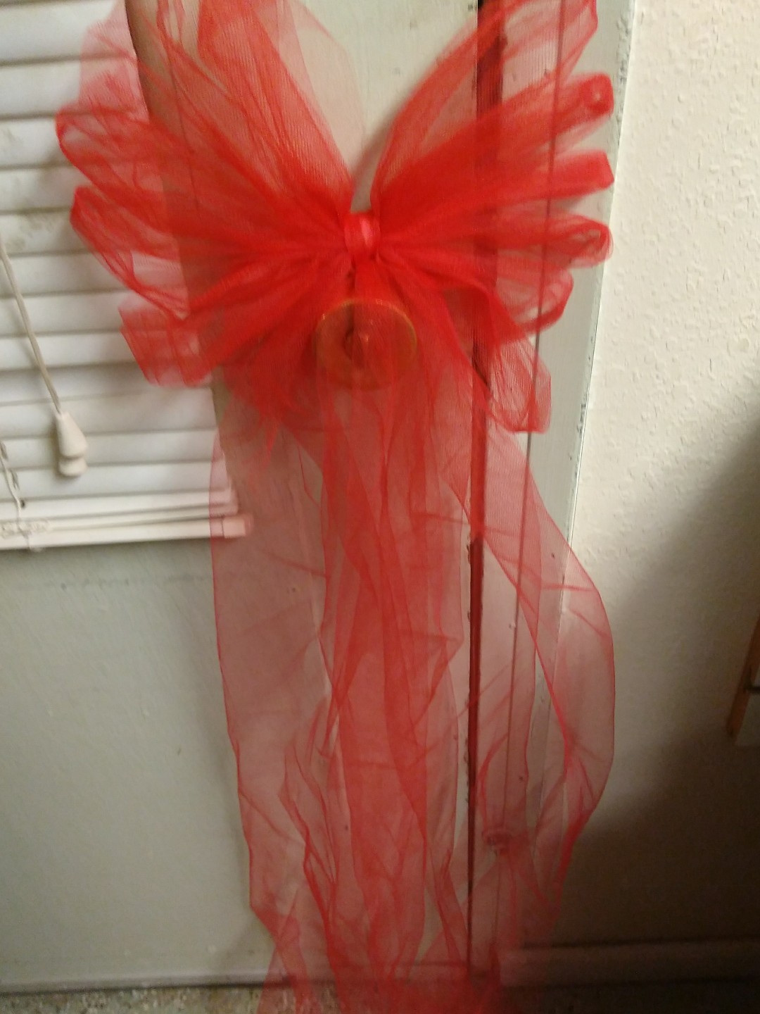  12 Red Wedding Chair Gazebo Tulle Pew Bows Or Any Color  Rush Orders  Available