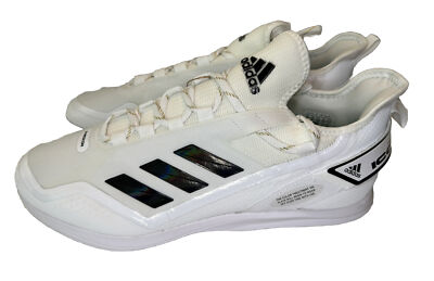 Adidas Men's Icon 7 Boost Baseball Metal Cleats White Black Size 13 NEW NWT   