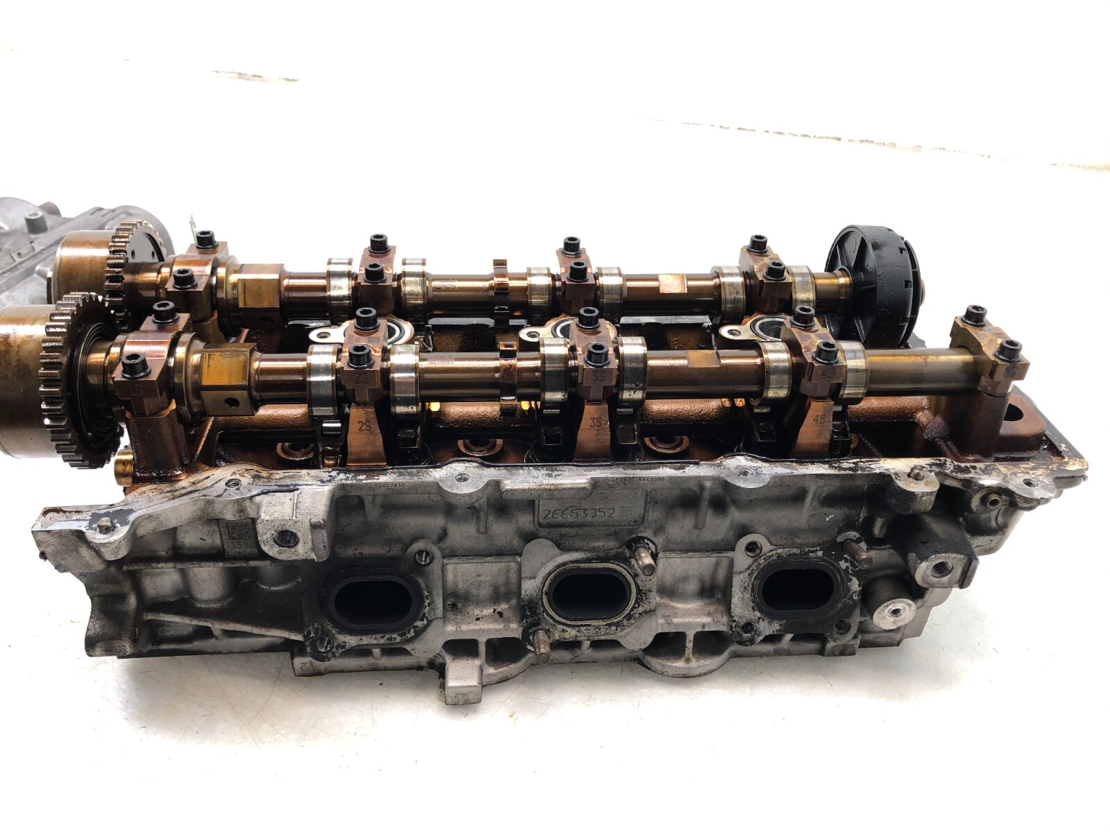 2014-2017 MASERATI GHIBLI S 3.0L V6 LEFT DRIVER SIDE CYLINDER HEAD W/ COVER OEM.