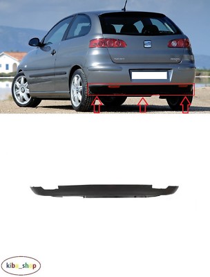 Pack of 2 car rear bumper lip diffuser, for Seat Ibiza 5-Door/Ibiza 3-Door/Ibiza St 6F 6J 6L 6L2 6L1 6K 1993-2024 2025 car side fender skirt lip splitter canard spoiler wrap corner