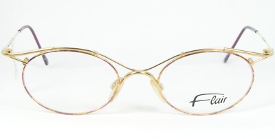 Vintage Flair 264 728 GOLD /LILAC /ORANGE EYEGLASSES GLASSES FRAME