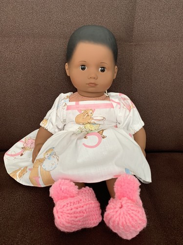 American Girl Bitty Baby African American Doll 2014 Never Played With New Outfit - Picture 2 of 9