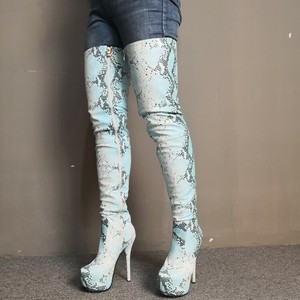 platform knee high boots uk