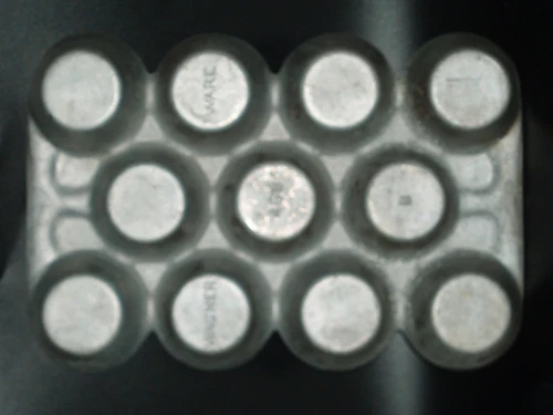 Vintage WAGNER WARE 11 Cup Muffin Popover Pan 468B Heavy Duty Cast