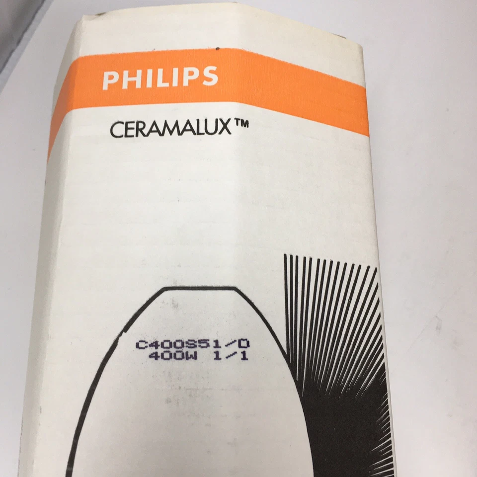 (Box of 6) Philips Ceramalux HPS 400W Mogul Light Bulbs 34602-3 C400S51/D ED-37 - Image 4 of 4