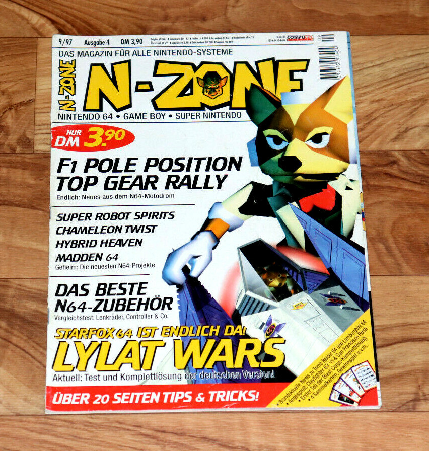 1997 Nintendo 64 Magazine Star Fox 64 Blast Corps Hexen Beyond