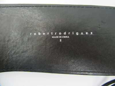 Robert Rodriguez Collection black leather belt s-l400.jpg main image 3