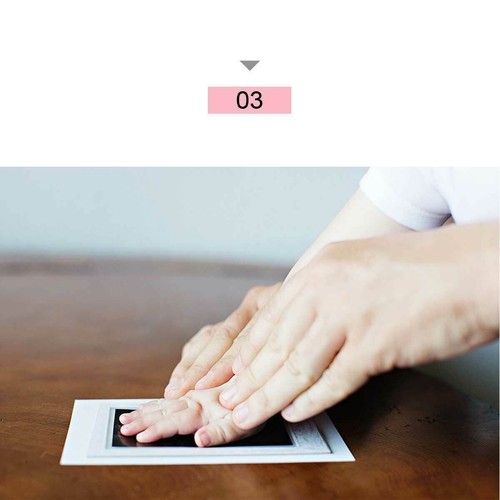 Inkless Baby print kit Newborn Footprint Handprint Safe Gift Foot Hand Wipe Paw - Picture 8 of 18