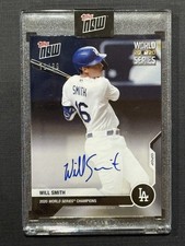 2020 Topps Now Will Smith AUTO Dodgers World Series Champions WS-4A  71/99