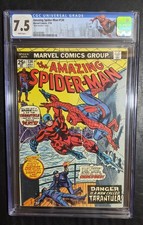 AMAZING SPIDER-MAN #134-CGC 7.5-*MARK JEWELERS*-1st APP TARANTULA/PUNISHER CAMEO