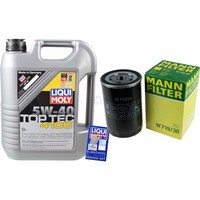 Inspektionspaket 5L Liqui Moly Top Tec 4100 5W-40 FüR VW Golf V 1.6 Audi A3 A4