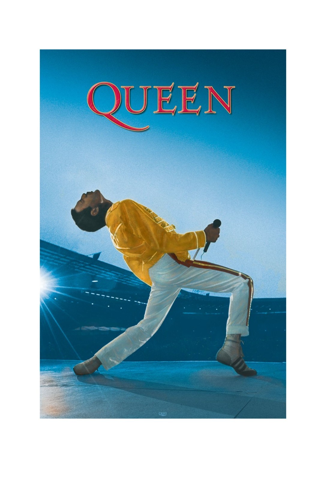 Queen Poster 61x91.5 cm | 24x36 in Live at Wembley Freddie Mercury